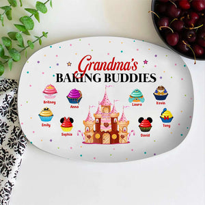 Family's Baking Buddies, Gift For Family, Personalized Resin Plate, Cupcake Kid Plate, Christmas Gift 01NADT241023 - Resin Plate - GoDuckee