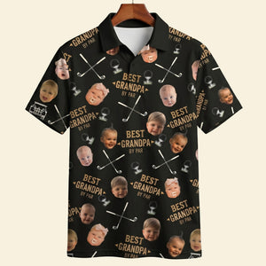 Custom Photo Best Dad By Par Shirt, Personalized Gifts For Golf Dads 03qhti080526 - Polo Shirts - GoDuckee