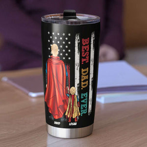 Best Dad Ever Dad Nutrition Fact Personalized Tumbler 01OHTI190423TM - Tumbler Cup - GoDuckee