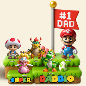 Super Daddio Plaque - Personalized Gifts For Dad 04nati020525 - Shaped Plaques - GoDuckee
