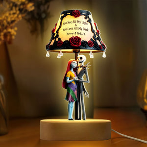 Horror Couple Led Light - Personalized Gifts For Couple 01nati110625 - Led Night Light - GoDuckee