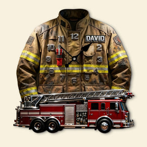 Firefighter Hero Hanging Wall Clock Personalized Gifts For Firefighter 03TOTI311225 - Hanging Wall Clock - GoDuckee