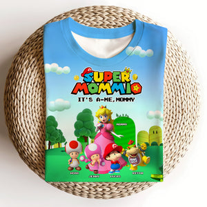 Personalized Gifts For Mom 3D Shirt, It's A-Me Mommy 01OHTI220325 - AOP Products - GoDuckee