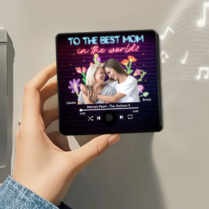 Custom Music & Photo Gifts For Mom Fridge Magnet 04kati050225 - Fridge Magnet - GoDuckee