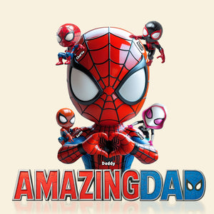 Amazing Spider Plaque Personalized Gifts For Dad 04nati080525 - Shaped Plaques - GoDuckee