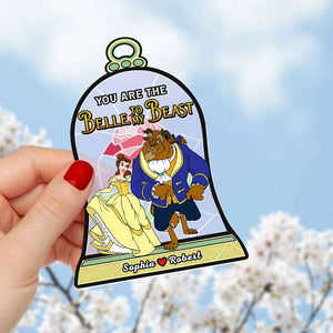 Personalized Gifts For Couple Acrylic Suncatcher Ornament 02KATI260824 - Ornament - GoDuckee