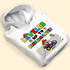 Leveled Up To Kindergarten 03NATI150623 Personalized Shirt - Shirts - GoDuckee
