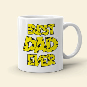 Best Dad Ever Houba Monkey Family 07OHDT300523 Personalized Coffee Mug - Coffee Mug - GoDuckee