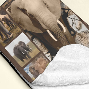 Personalized Gifts For Elephant Lover Blanket 011qhti311224 - Blanket - GoDuckee
