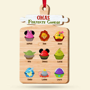 Omas Perfekte Charge, Cupcake Kinderornament, Weihnachtsgeschenk für die Familie 01HUTI281023QN - Ornament - GoDuckee