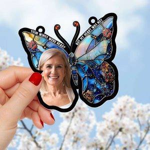 Custom Photo Gifts For Memorial Heaven SunCatcher Ornament 04NATI220824 - Ornament - GoDuckee