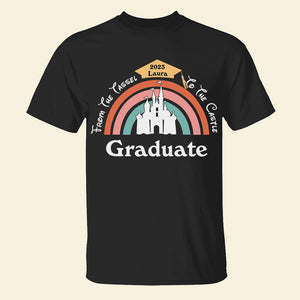 Graduate From The Tassel To The Castle, Personalized Shirt 09hudt240423 - Shirts - GoDuckee
