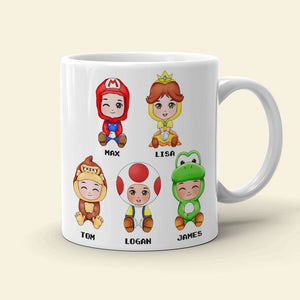 Dad Little Squad 04huti300523hh Personalized Coffee Mug - Coffee Mug - GoDuckee