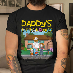 Daddy's Little Homies Shirt - Personalized Gifts For Dad 022toti020425pa - Shirts - GoDuckee