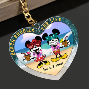 Personalized Gifts For Couple Keychain 01KADC110624 - Keychains - GoDuckee