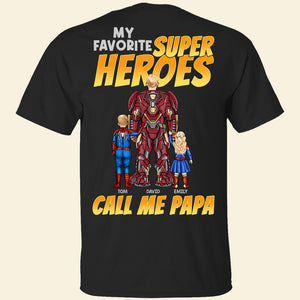 Call Me Super Papa 03ACDT170523TM Personalized Family Shirt Sweatshirt Hoodie, Happy Father's Day Gift - Shirts - GoDuckee