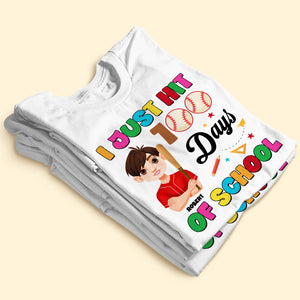 Personalized Gifts For Baseball Kid Shirt 100 Days Of School 02kati040125hg - Shirts - GoDuckee