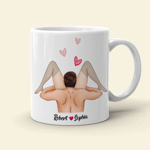 Lick Me Until Ice Cream - Personalized Couple Mug - Gift For Funny Couple - Coffee Mug - GoDuckee