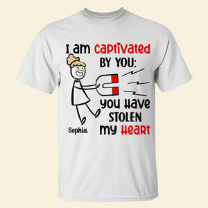 You Stole My Heart, Personalized Shirt - Gift For Couple - Shirts - GoDuckee