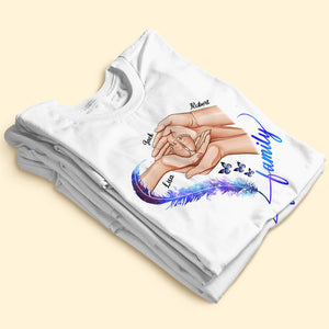 Family Hand Together - Personalized Shirt - Gift For Family - Shirts - GoDuckee