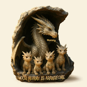 Personalized Gifts For Mom Dragon Acrylic Plaque, 02TGTI050425 - Shaped Plaques - GoDuckee