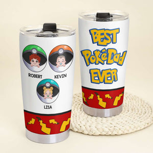 Best Dad Ever Personalized Tumbler Cup, Gift For Father's Day-5OHDT220523 - Tumbler Cup - GoDuckee