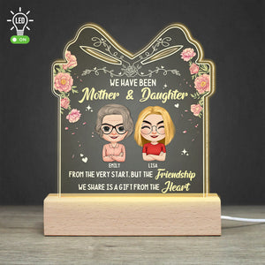 Mom We Have Been Mother & Daughter Personalized 3D Led Light - Led Night Light - GoDuckee