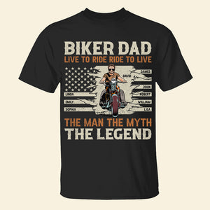 The Man The Myth The Legend, Personalized Shirt, Gifts For Dad 01DNDT100523TM - Shirts - GoDuckee