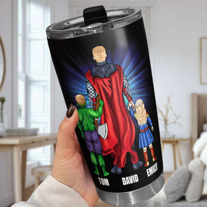 Father's Day Gift, 11ACDT230523TM Personalized Family Daddy Tumbler - Tumbler Cup - GoDuckee