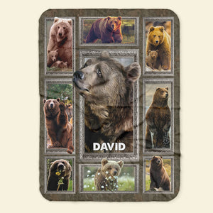 Personalize Gifts For Bear Lover Blanket 011qhti030125 - Blanket - GoDuckee