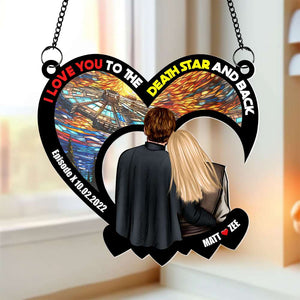 Personalized Gifts For Couple Suncatcher Ornament 03XQTI200624HH - Ornament - GoDuckee