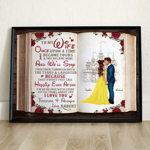 I Love You Forever & Always, Couple Gift, Personalized Poster, Couple Book Story Canvas Print 03HTTI181223PA - Poster & Canvas - GoDuckee