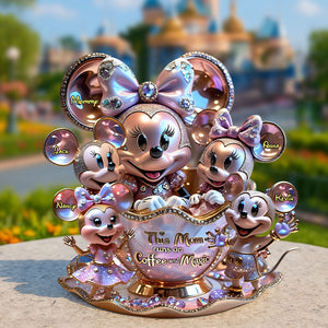 Mouse Mom Plaque - Personalized Gifts For Mom 02tgti220425 - Shaped Plaques - GoDuckee