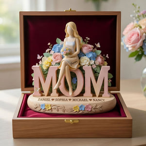 Blossom of Love Acrylic Plaque - Personalized Gifts For Moms 02pgti060426 - Shaped Plaques - GoDuckee
