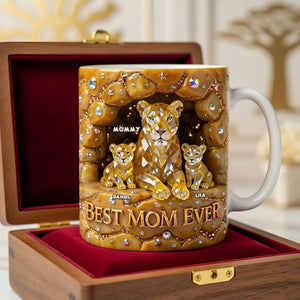 Best Lion Mom Ever Coffee Mug - Personalized Gifts For Mothers 04ohti070426 - Coffee Mug - GoDuckee