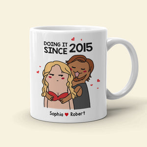 I Don't Care If You Have Small Boobs, Gift For Her, Personalized Mug, Funny Couple Mug, Couple Gift - Coffee Mug - GoDuckee