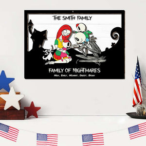 Horror Family Dad Mom 02QHDT180423 Personalized Layers Wood Sign - Wood Sign - GoDuckee