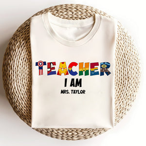Custom Alphabet Gifts For Teacher Shirt 05ohti110125 - Shirts - GoDuckee