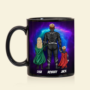 Black Father Personalized Mug Gift For Dad BLM-04HUTI100423 - Coffee Mug - GoDuckee
