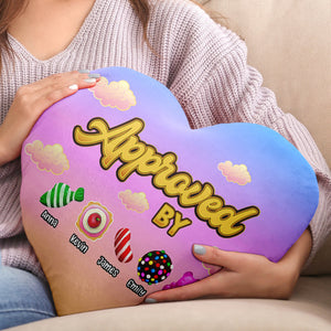 Personalized Gifts For Mom Heart Shape Pillow 05HTTI210324 Mother's Day - Pillows - GoDuckee