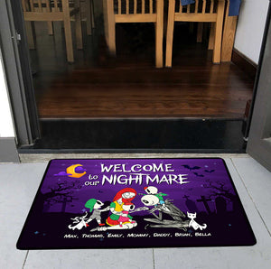 Horror Midnight Family, Personalized Doormat, Gifts For Family 03ACDT190823 - Doormat - GoDuckee