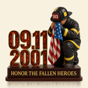 Fallen Firefighter Plaque - Personalized Gifts For Firefighter 02pgti060825 - Shaped Plaques - GoDuckee