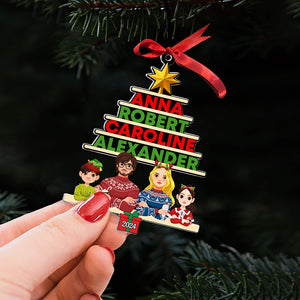 Personalized Christmas Gifts For Family Ornament 01nati300824pa - Ornament - GoDuckee