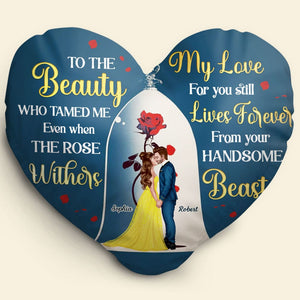 My Love For You Still Lives Forever- Heart Shape Pillow For Couples-Couple Gift-02htti211223pa - Pillow - GoDuckee