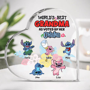 Personalized Gifts For Grandma Plaque 04QHTI120424 Mother's Day - Shaped Plaques - GoDuckee