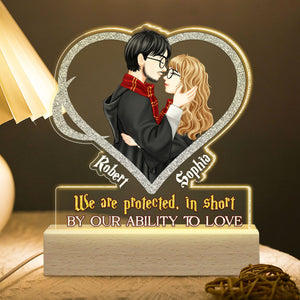 Personalized Gifts For Couple LED Light By Our Ability To Love 02OHTI160224PA - Led Lights - GoDuckee