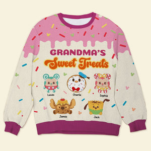 Personalized Christmas Gifts For Grandma Ugly Sweater 02kati271124 - AOP Products - GoDuckee