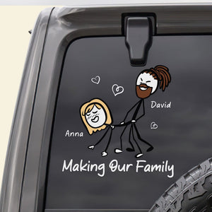 Personalized Gifts For Couple Car Decar 03toti170624hh - Decal Sticker - GoDuckee