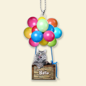 Custom Photo Gifts For Pet Lovers Car Ornament - Ornaments - GoDuckee