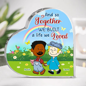 Personalized Gifts For Farmer Couple Heart Plaque 03toti200125hg - Shaped Plaques - GoDuckee